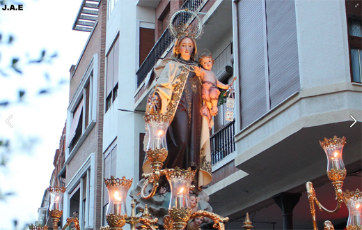 Procesión de la Virgen del Carmen en Medina del Campo